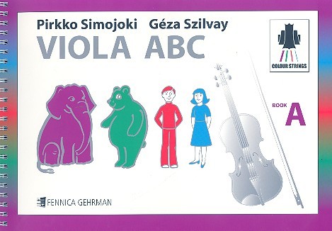 Colour Strings - Viola ABC Book A