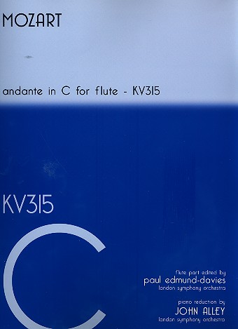 Andante in C KV 315 for flute and piano