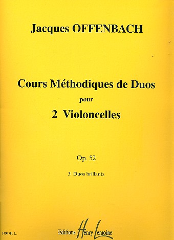 Cours méthodique de duos op.52