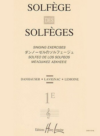 Solfège des Solfèges Vol.1E sans accompagnement