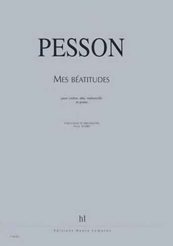 Mes béatitudes