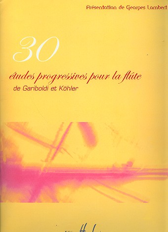 30 Études progressives pour flûte