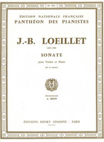 Sonate ré majeur