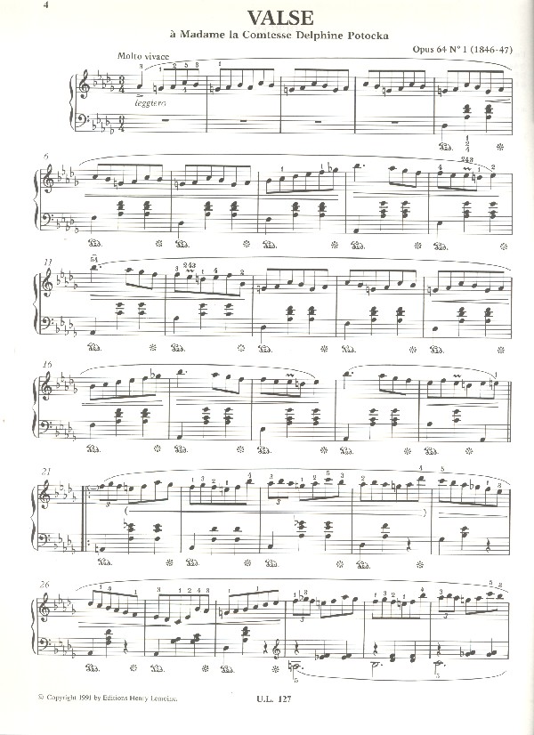 3 Valses op.64