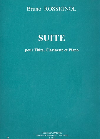 Suite pour flûte, clarinette et piano