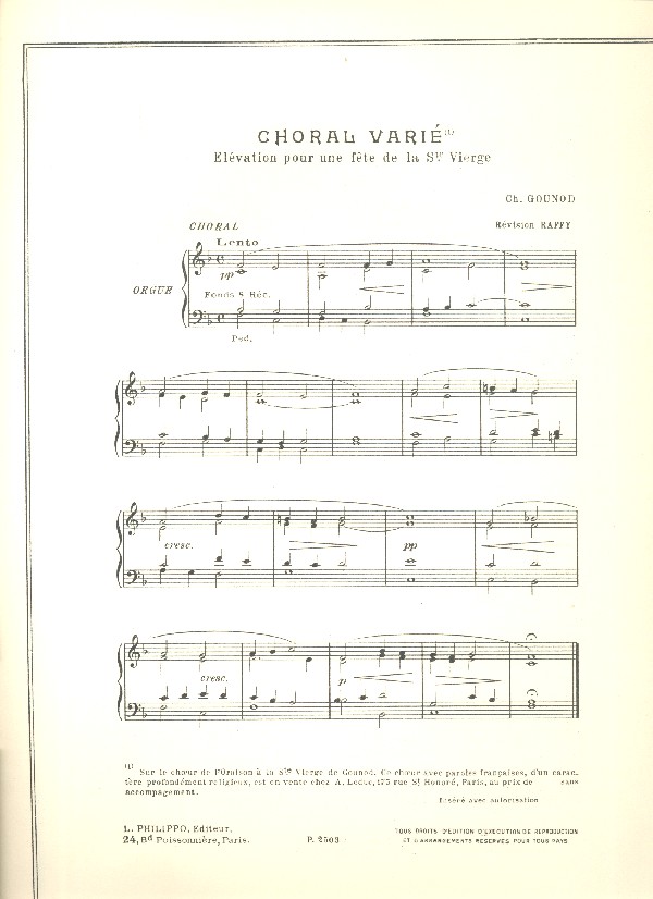Pièces pour harmonium