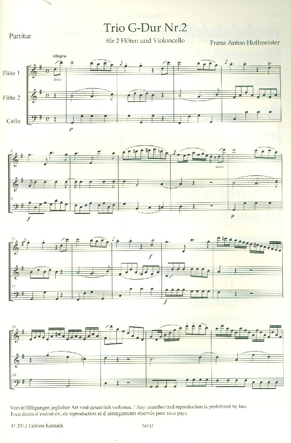 Trio G-Dur Nr.2