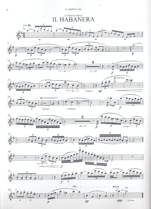Three Pieces for Clarinet and Piano
