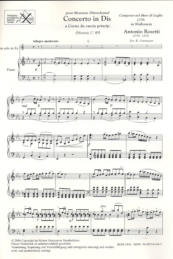 Konzert Es-Dur RWVC49 