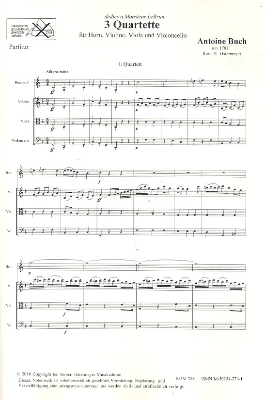 3 Quartette op.1