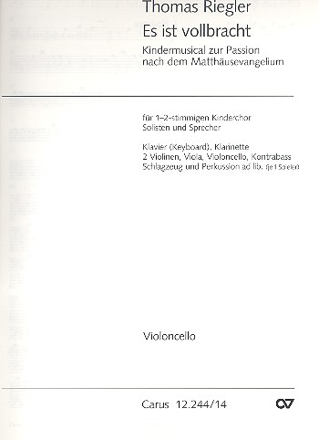 Es ist vollbracht