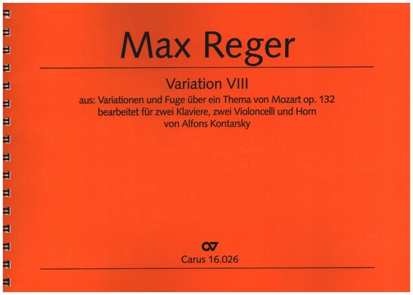 Reger, Max Variation VIII