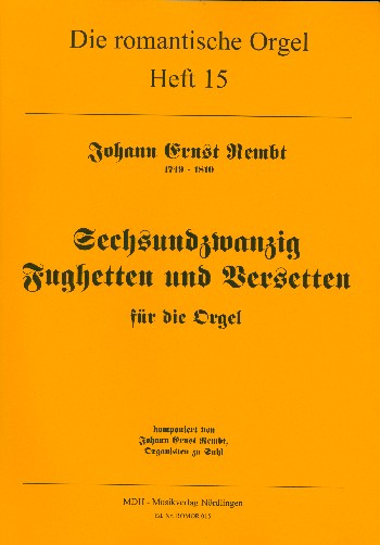 26 Fughetten und Versetten