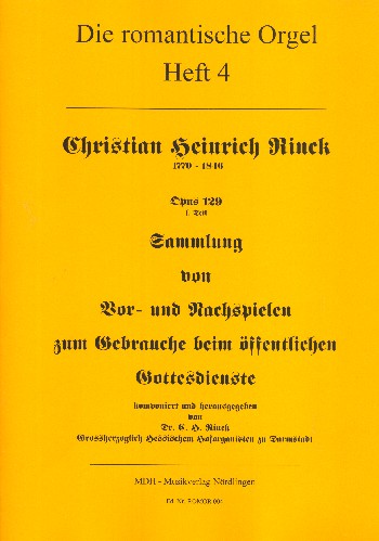 Sammlung von Vor- und Nachspielen ... op.129,2