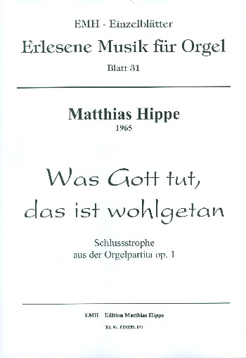 Was Gott tut, das ist wohlgetan