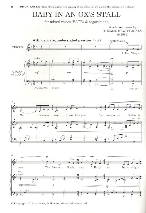 Baby in an ox's stall