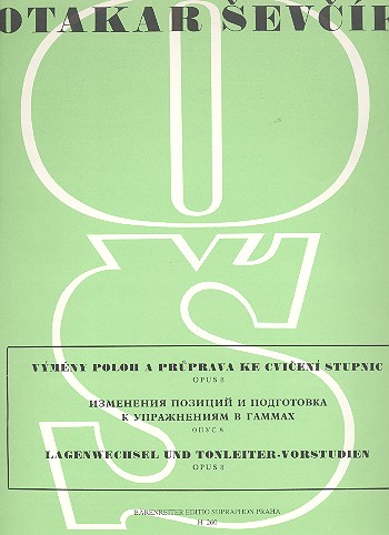 Lagenwechsel und Tonleiter-Vorstudien op.8