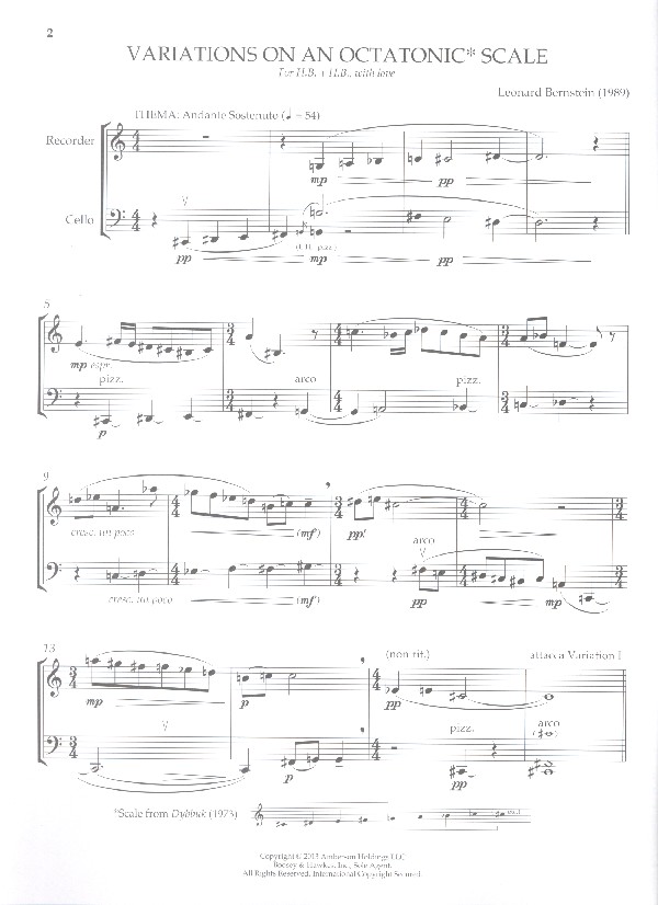 Variations on an Octatonic Scale