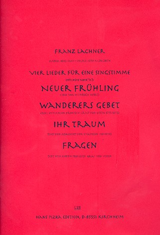 Vier Lieder