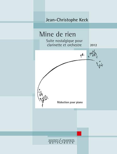Mine de rien für Klarinette und Orchester