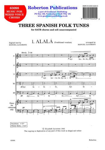 3 Spanish Folk Tunes