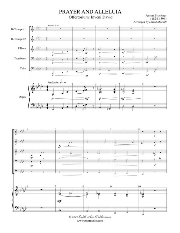Prayer and Alleluia  (Offertorium: Inveni David)