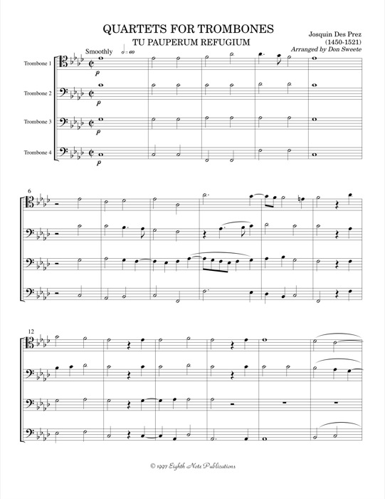 Quartets for Trombones Vol.1