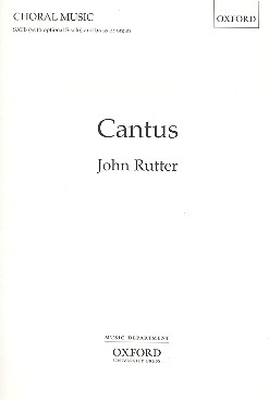 Cantus for mixed chorus and organ