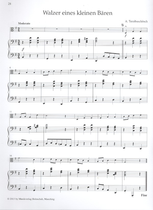 Violaträume für Viola und Klavier