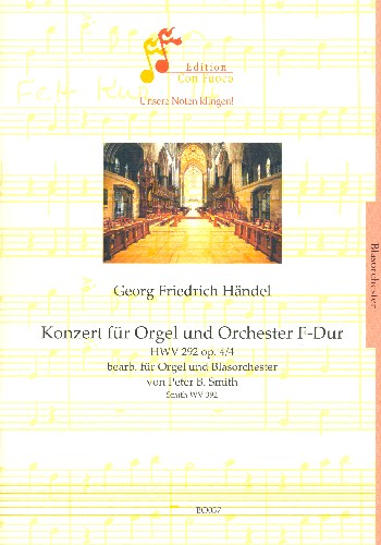 Konzert F-Dur op.4,4 HWV292 für Orgel und Orchester
