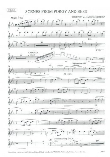 George Gershwin Arr: Andrew Skirrow, Scenes From 'Porgy & Bess'