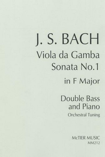 Viola da Gamba Sonata No.1 in F Major
