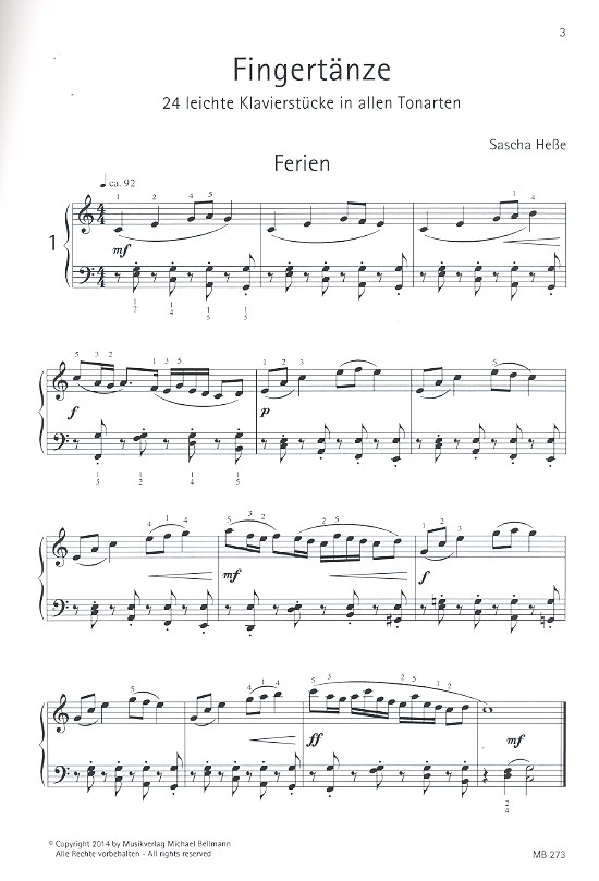 Fingertänze Band 1