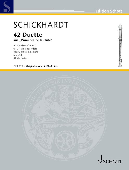 42 Duette aus Principes de la Flûte op.38