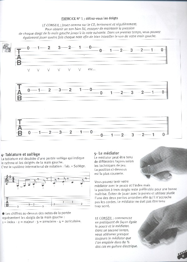 Débutant guitare éléctrique (+CD)