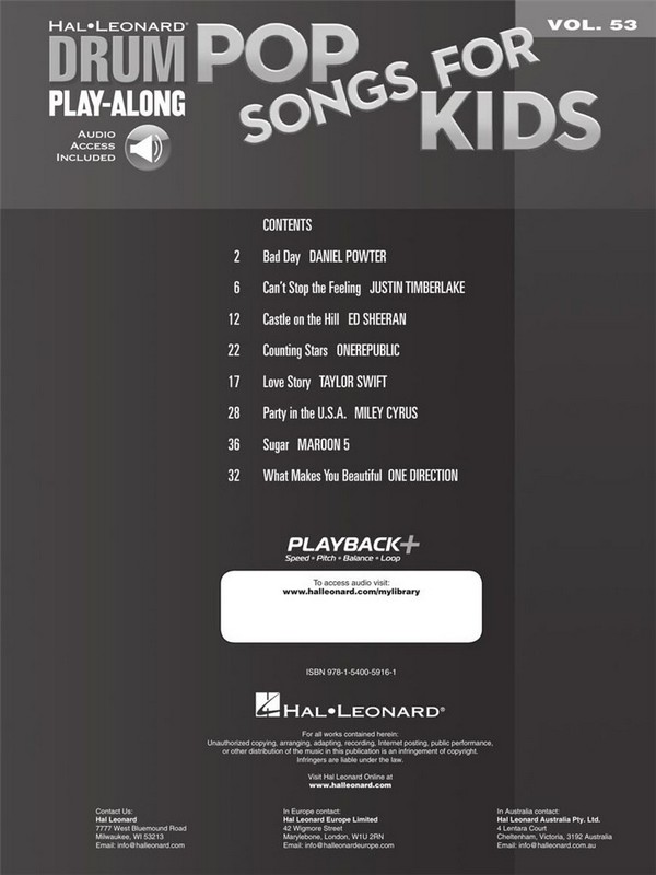 Pop Songs for Kids (+Online Audio)