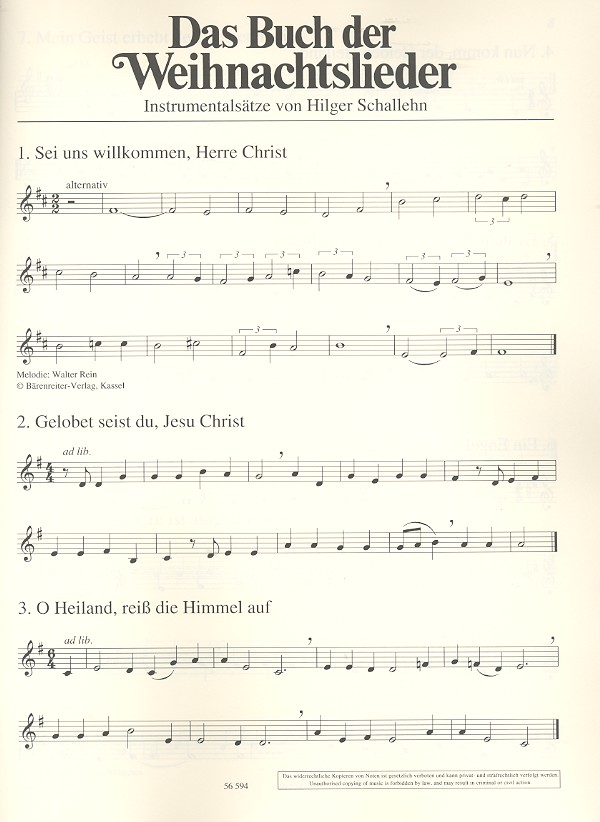 Das Buch der Weihnachtslieder