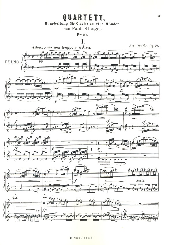 Quartett F-Dur op.96