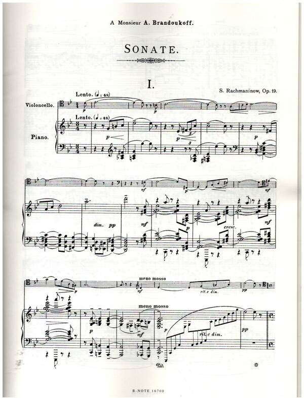 Sonate g-Moll op.19
