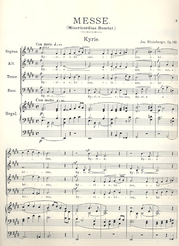 Messe in E op.192 (Misericordias Domine)