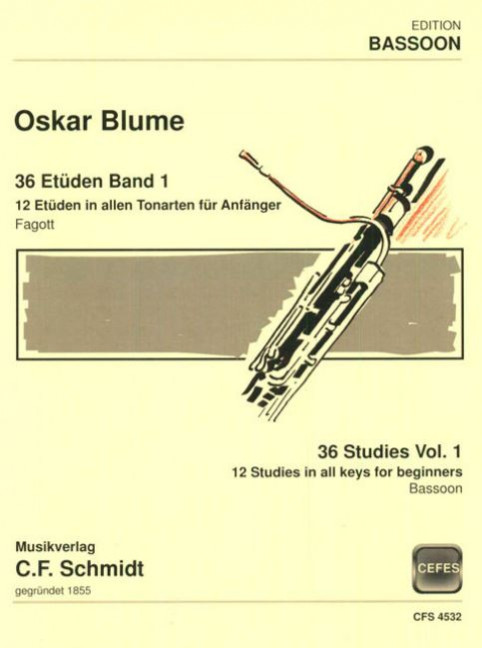 36 Etüden Band 1 (12 Etüden in allen Tonarten für Anfänger)