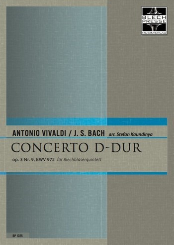 Concerto D-Dur op.3 Nr.9 BWV972