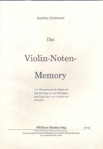 Das Bass-Noten- und Violin-Schlüssel-Memory (Set)