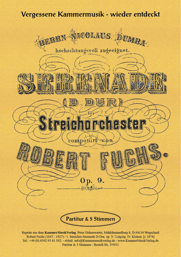 Serenade D-Dur Nr.1 op.9