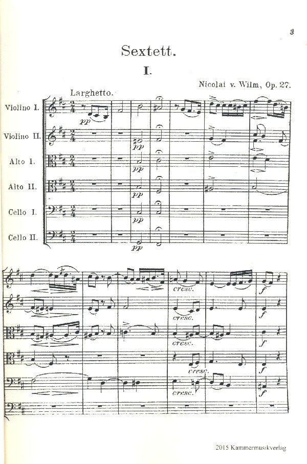 Sextett h-Moll op.27
