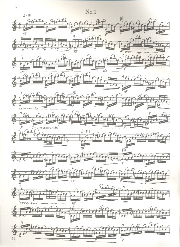 50 Variations on the Allemande of Bach's Sonate for flute alone