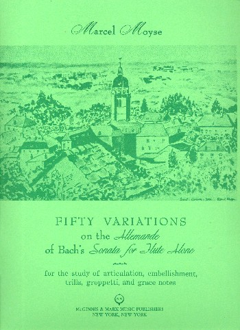 50 Variations on the Allemande of Bach's Sonate for flute alone