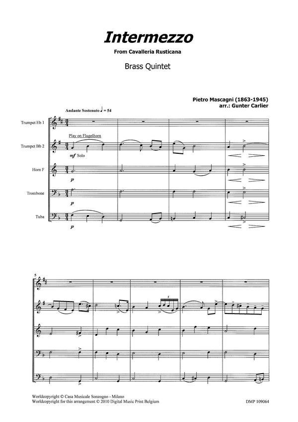 Intermezzo from Cavalleria Rusticana