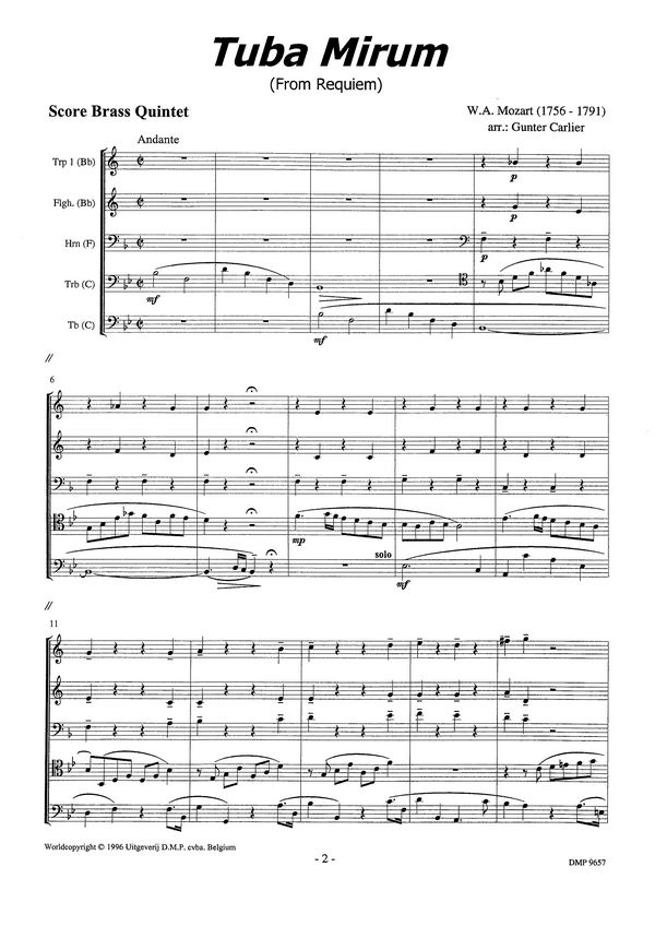 Mozart - Carlier