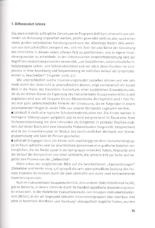 Herzstück Musizieren